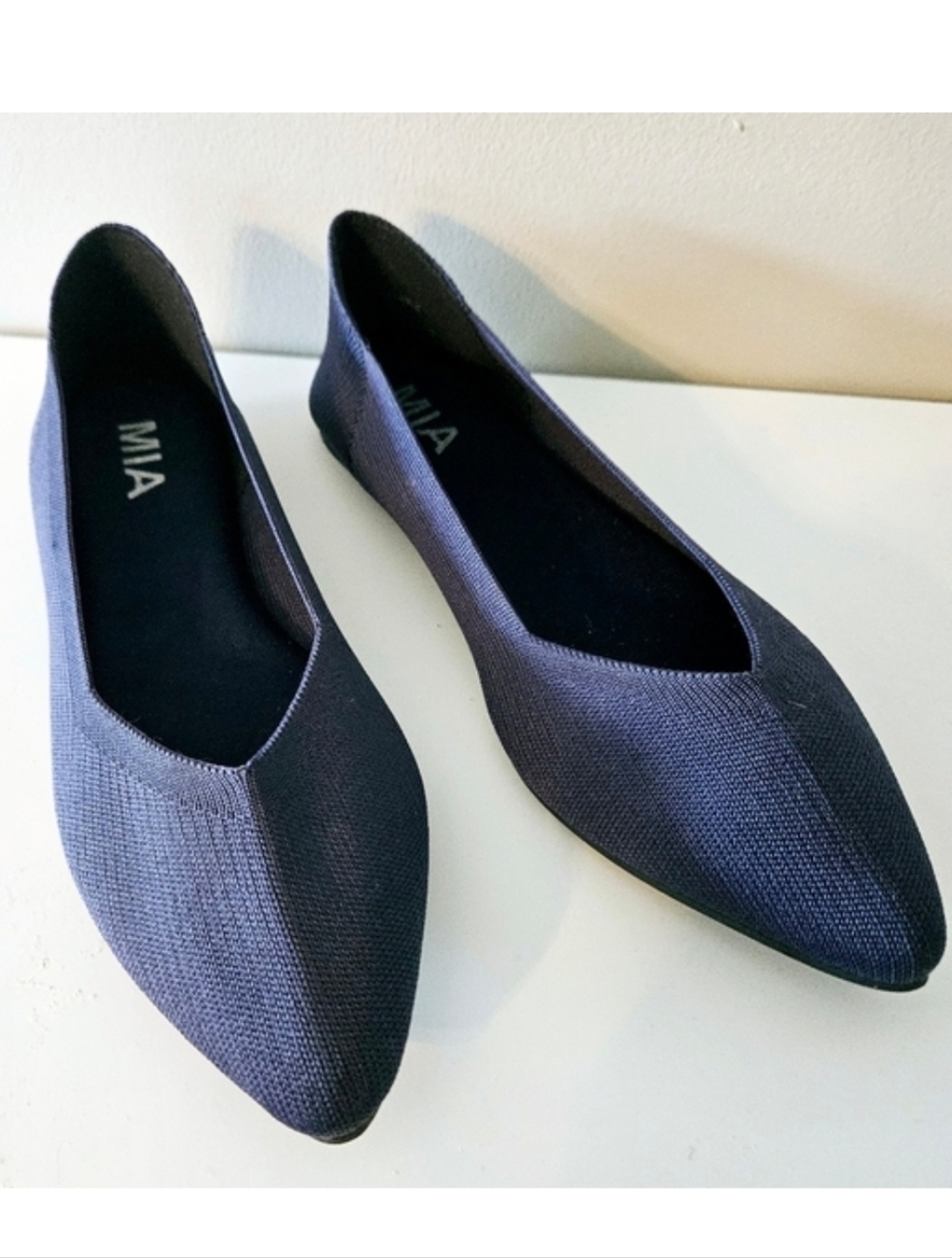 Mia Navy Blue Flats - Kerri - Size 6 Flat Shoes - Business Casual/ Office